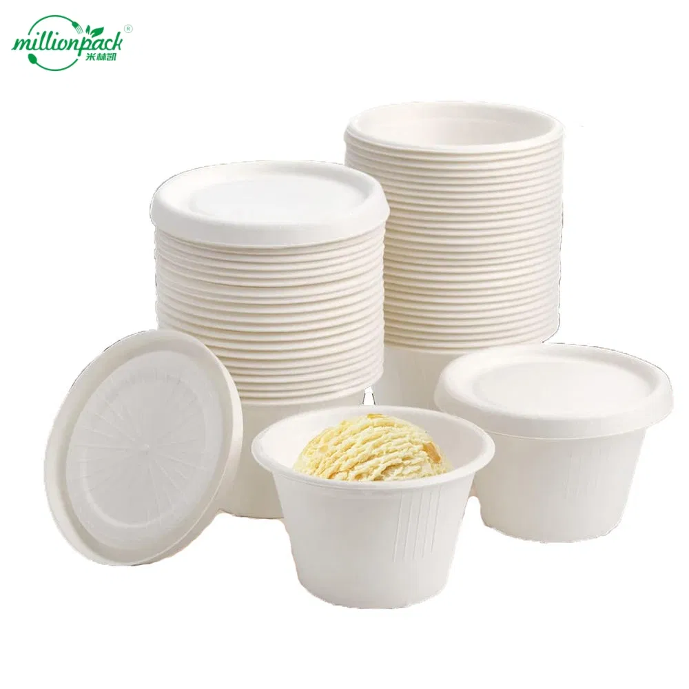 Детская чашка для мороженого 3oz из сахарного тростника