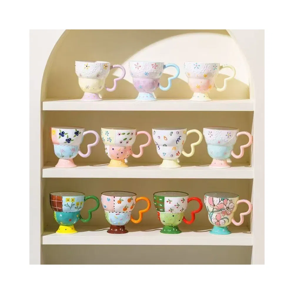 Hot Selling Mug Breakfast Coffee Milk Cup 2 Porcelain Ceramics Tableware