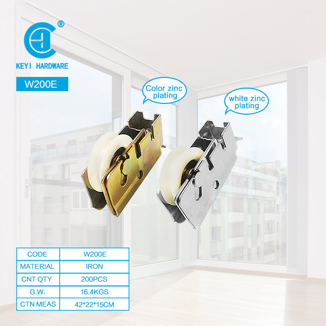 Sliding Hanging Window Door Bottom White Nylon Roller