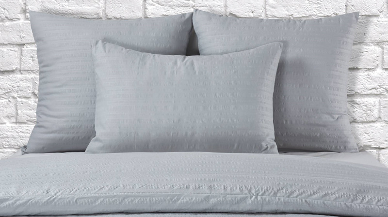 Wholesale Super Soft Embossed Seersucker Design 100%Polyester Duvet Set