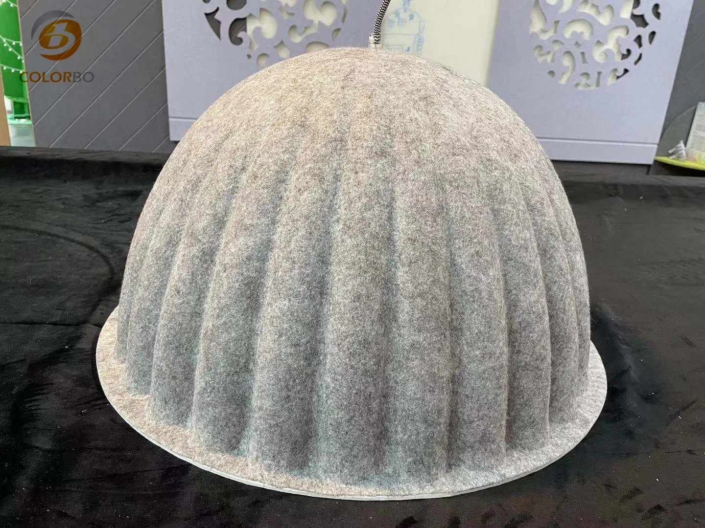 Polyester Panels ISO Approved soundproof studio foam PET Acoustic Lampshade lampshde