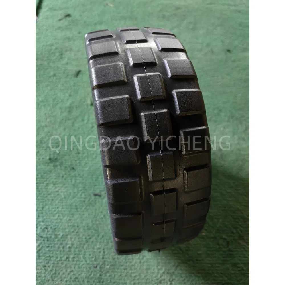 Explosion-Proof 10X3 Polyurethane Solid Wheel Wheelbarrow Tubeless Foam Tire