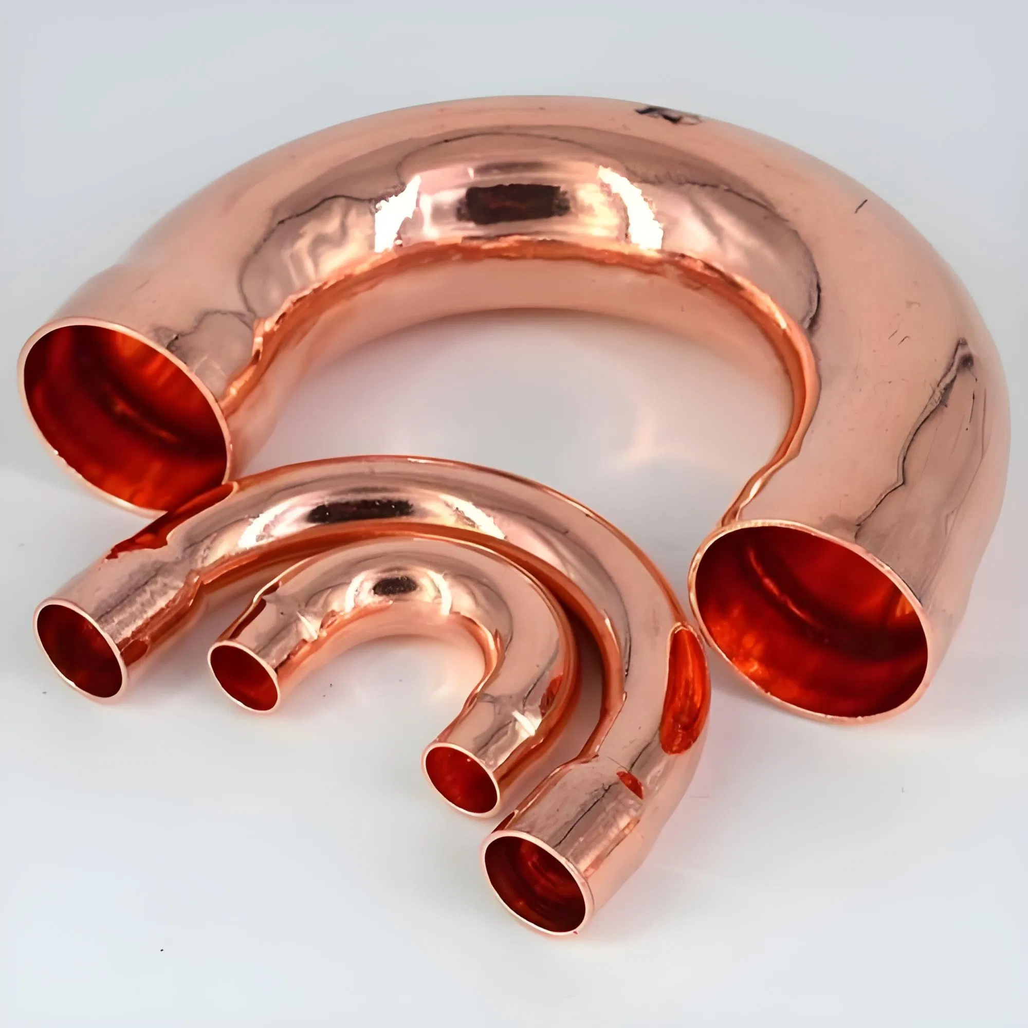 Customized HVAC Fitting Part Copper U Bend Jump Tripod
