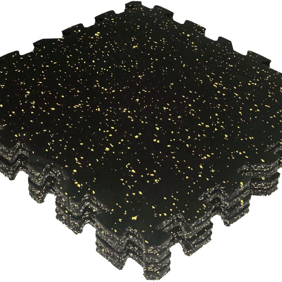 Rubber Floor Tile Interlock Floor Gym Interlocking Flooring Mats