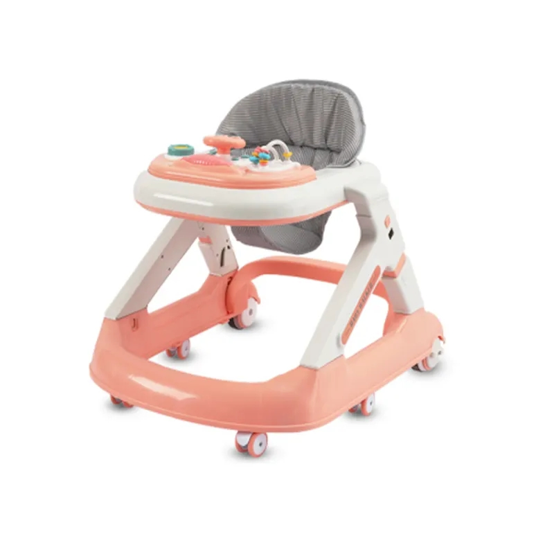 New Model Top Sell Cheap Baby Roller Walker Push Activity Car 3 in 1 Plastic with Toy Plate/Infant Walker for Kids