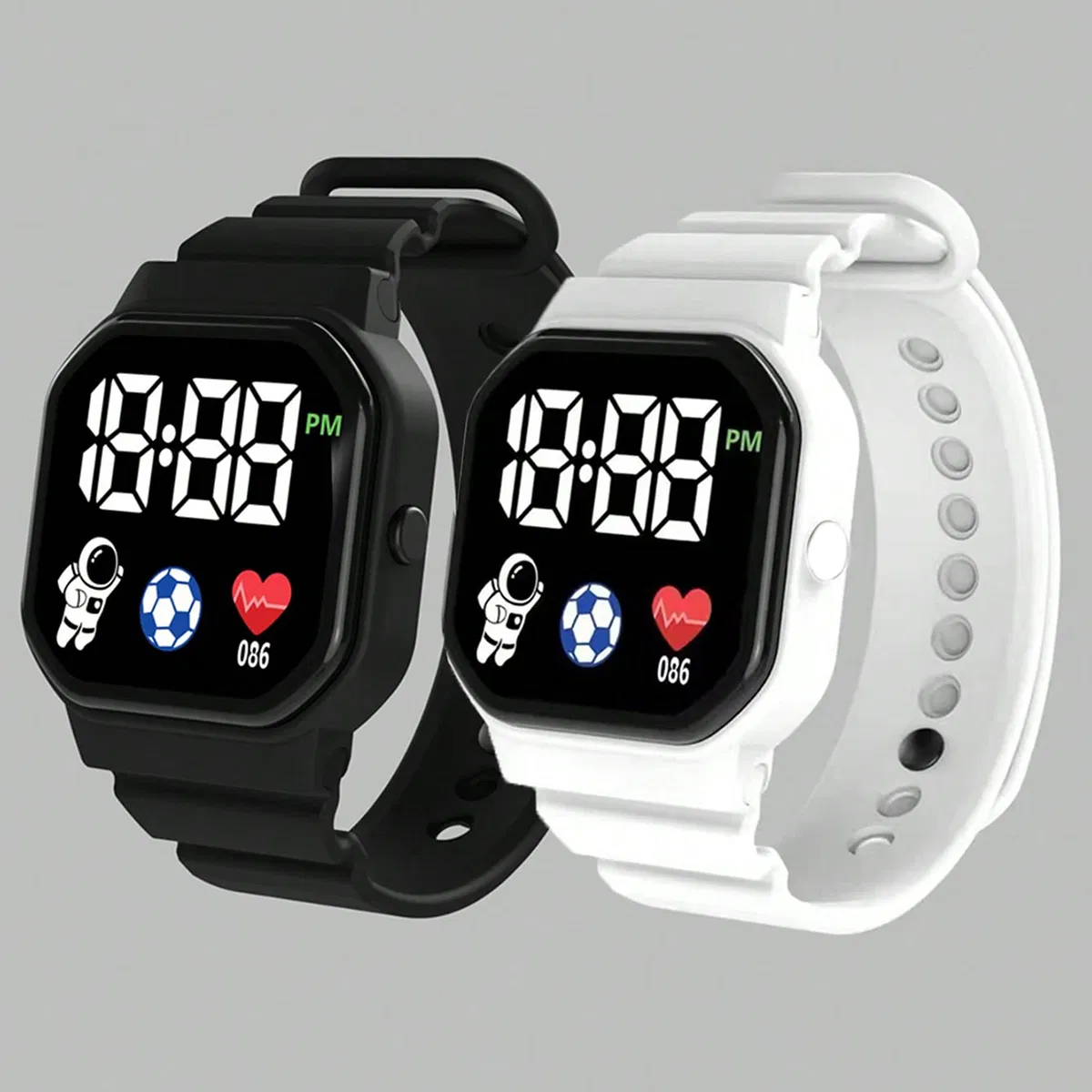 Couple's Gift Watch Set Cartoon Child Football