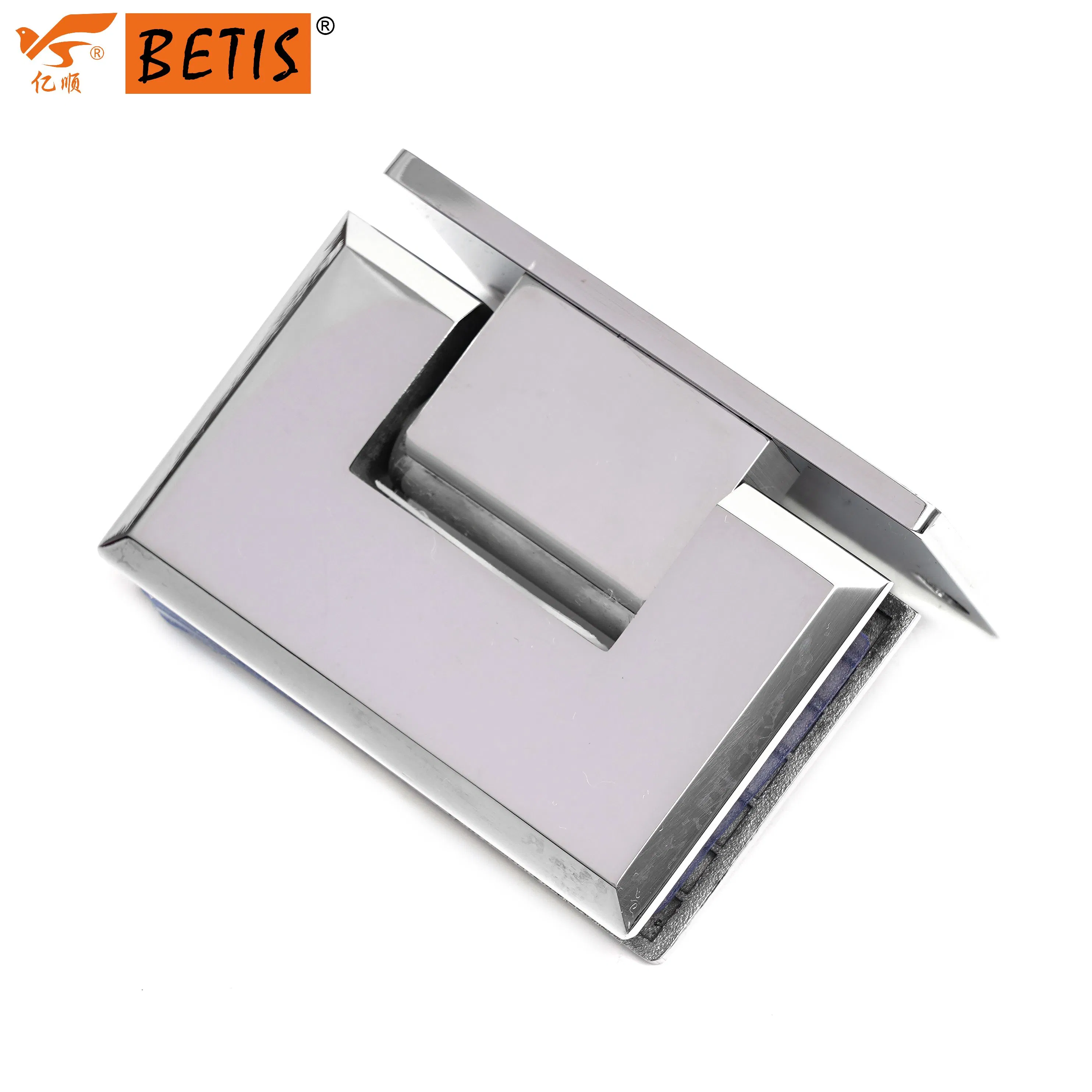 OEM Frameless Factory-Price High-Quality Bathroom Shower-Glass Hardware SUS316-Stainless-Steel off-Set-Back Wall-Mount Heavy-Duty Door Hinge