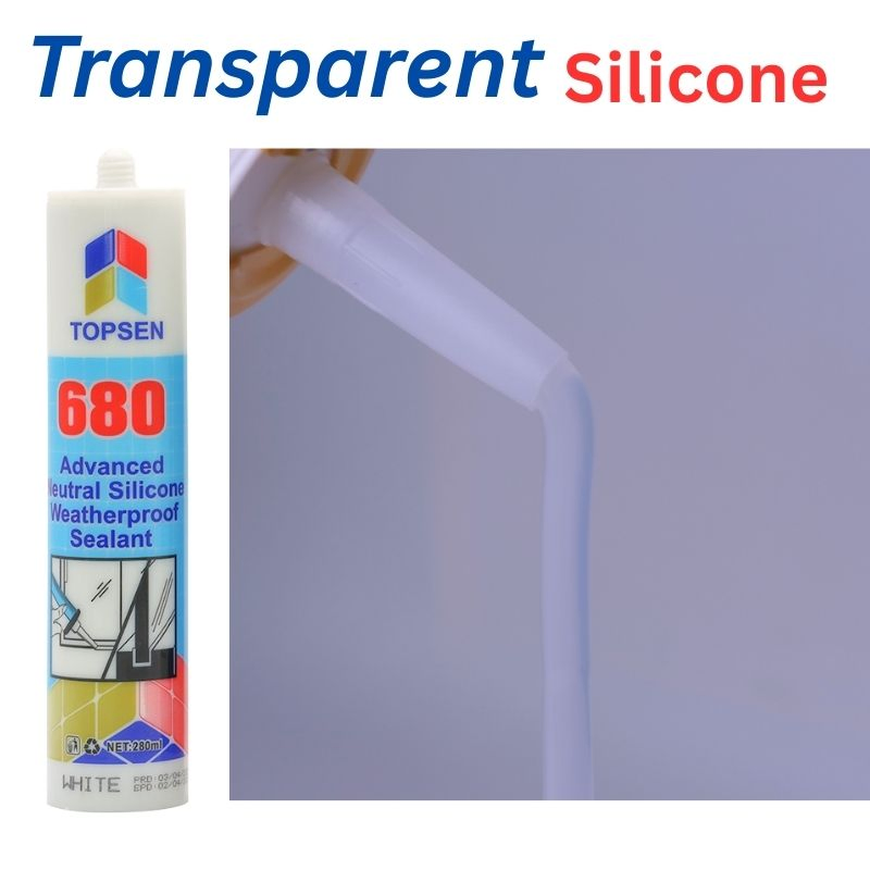 Topsen 680 100% Silicone Sealant Guaranteed No White Oil, No Shrinkage