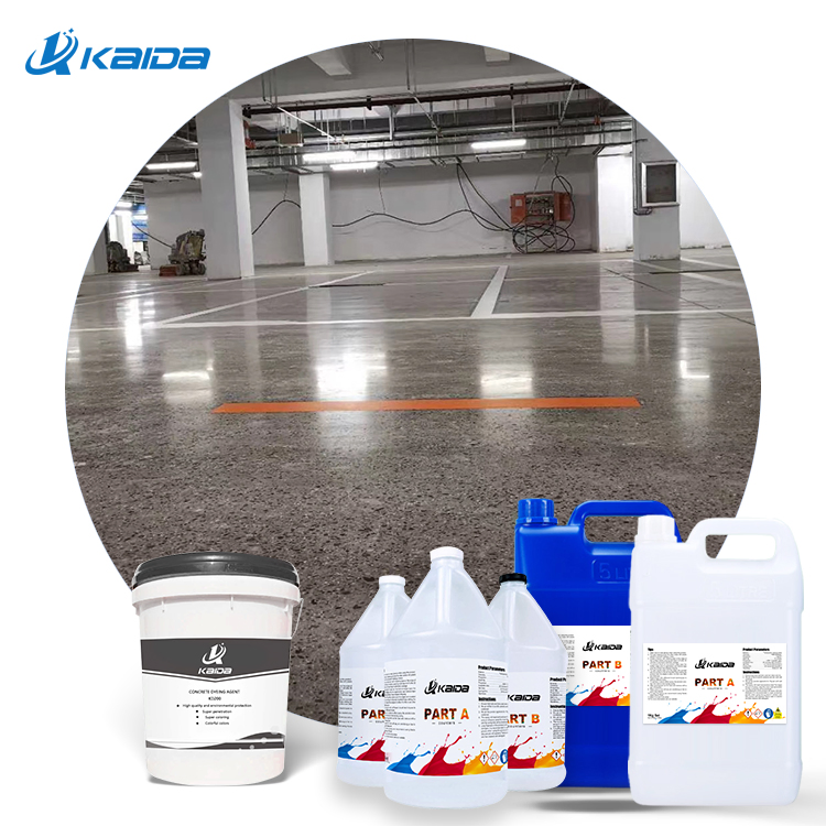 Transparent Liquid Epoxy Resin and Hardener Color Sand Floor Middle Coatings Stone Adhesives Epoxy Hardening