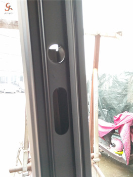 Стальная распашная дверь с разными створками и коробкой