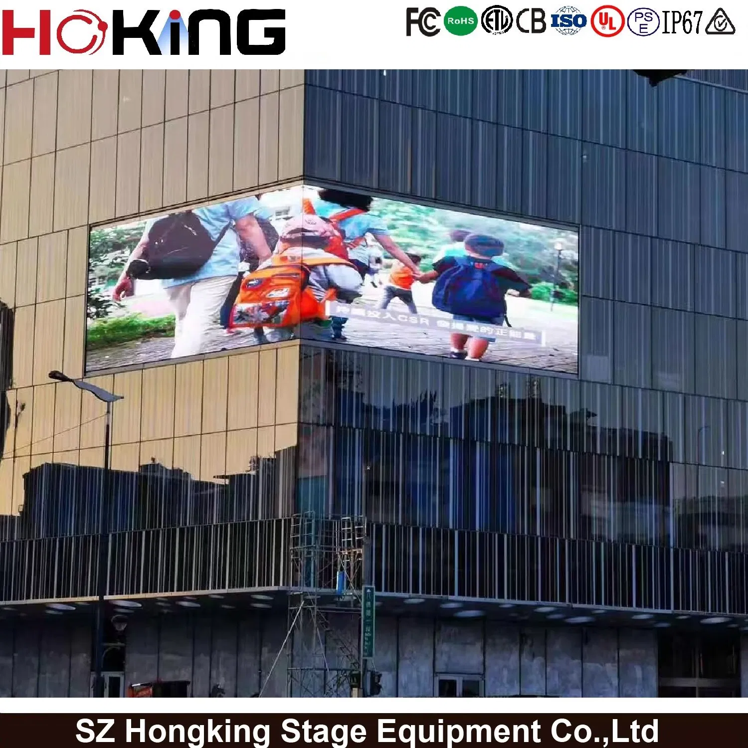 Outdoor P10 Waterproof Full Color Video Wall Advertising High Brightness Aluminum Panel LED Billboard