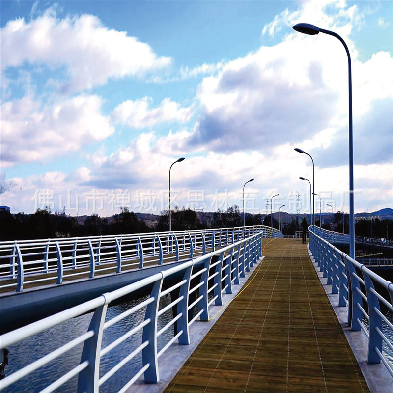 RSs-cb055 Steel powder coated bridge safety guardrail