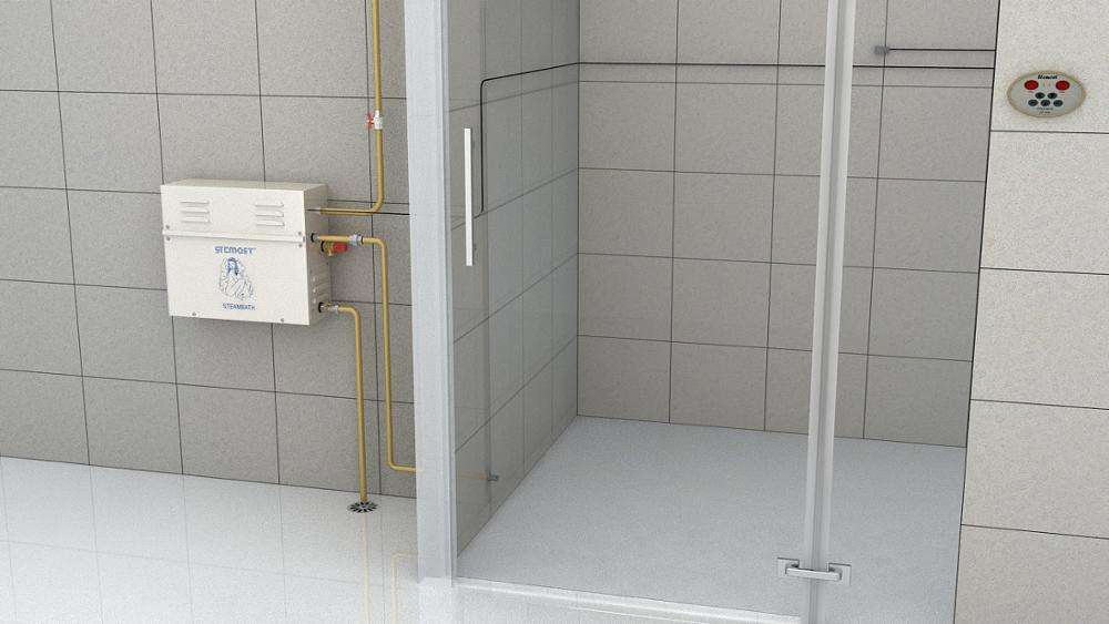 Stcmoet Original Manufacturer Cost-Effective St Series 9kw Luxury Self-Draining SPA Shower Electric Wet Steam Bath Sauna Rooms Generator with Sauna Controller