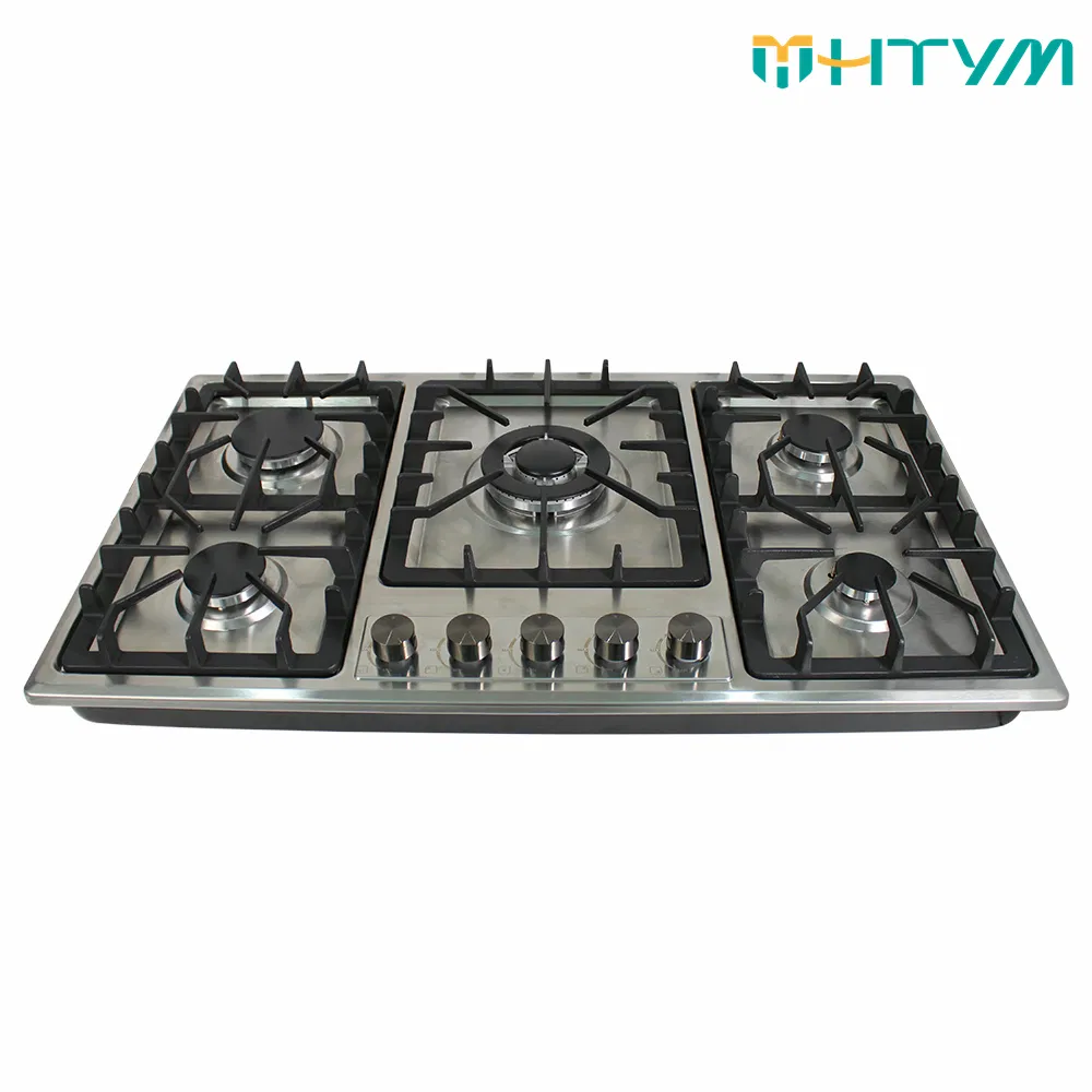 Low Price Built-in Gas Stove with 5 Burners and Energy-Efficient Features Gas Cooker