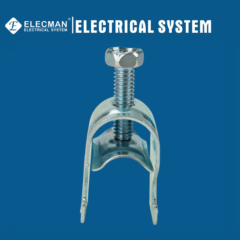 UL Listed Steel EMT One Piece Universal Strut Clamp with Conduit Cradle