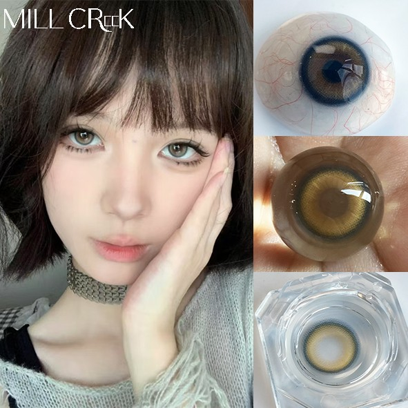 Millcreek Haipurecon Natural Color Contact Lens Beautiful Style Wholesale Yearly Disposable Colored Eye Contact Lenses