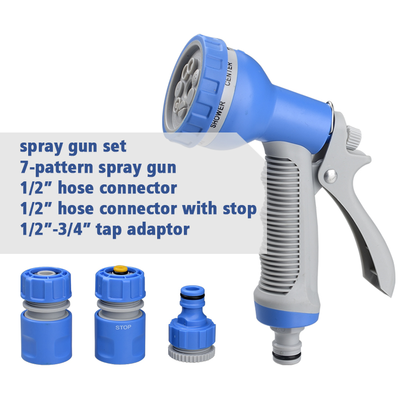 Gartenkraft Hose Nozzle Spray Gun Wash Cyco