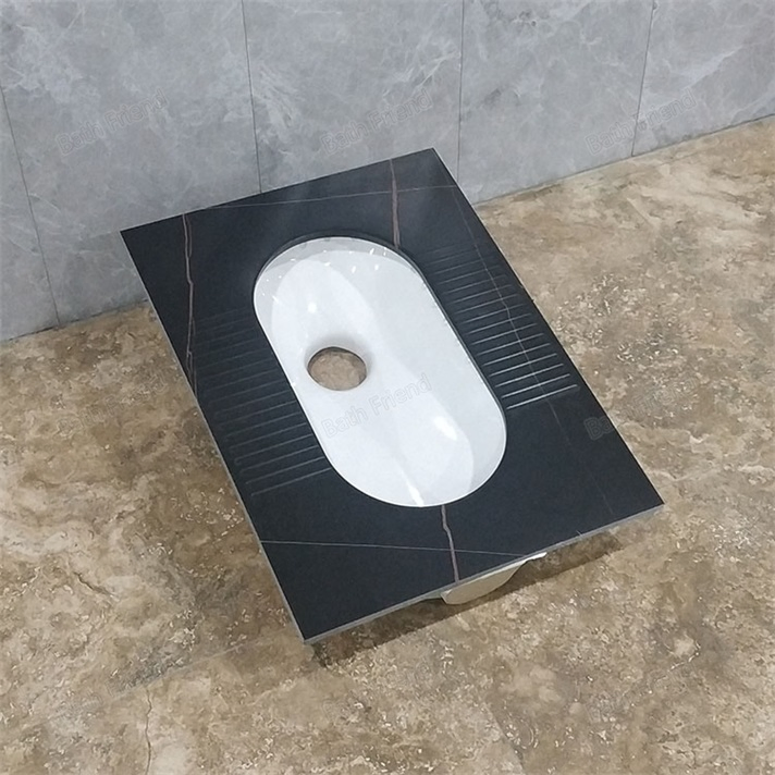 Factory Wholesale Rock Slab Ceramic Sanitary Ware Squatting Pan Bathroom Wc Toilet