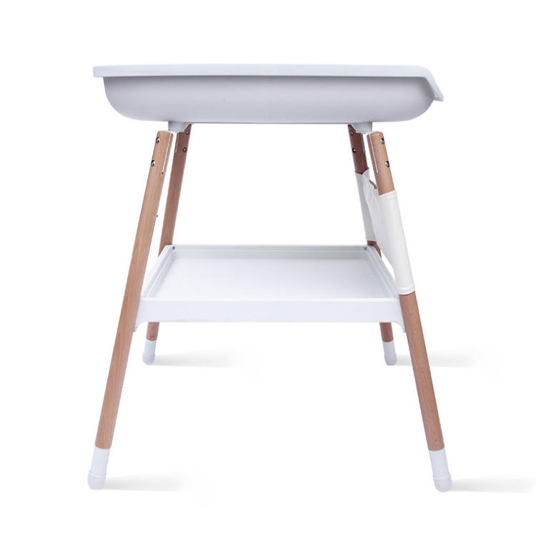 Easy Installation Anti -Skid Infant Baby Diaper Wooden Changing Station