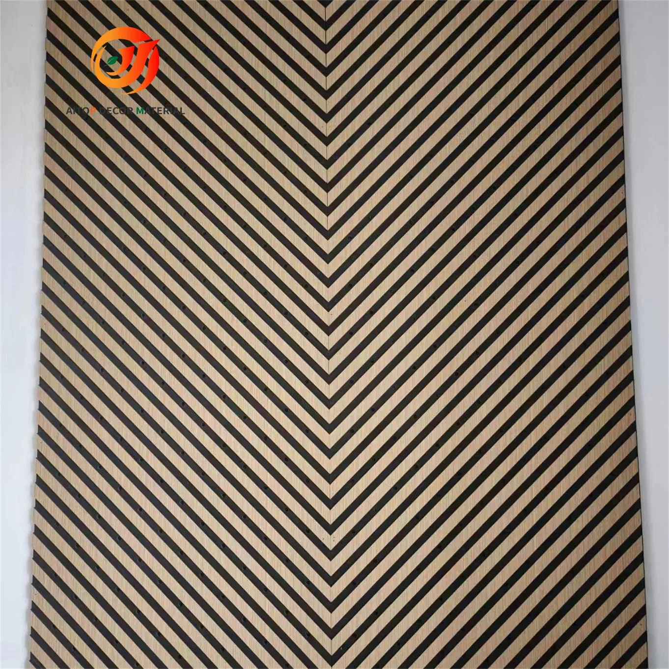 Modern Anti-Static PVC Durable Embossed Design Plastic Material Aku Panel