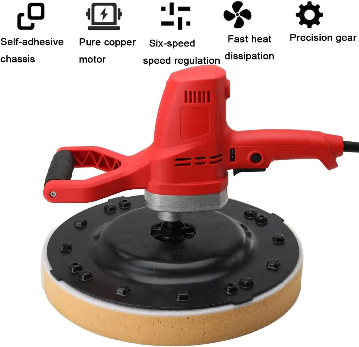 Compact Drywall Sander Machine for Tight Spaces & Ceiling Repairs