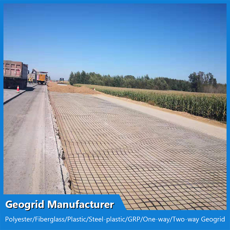 Customzied 100kn Steel Plastic Biaxial Geogrid Manufacturer for Dam and Roadbed/Slope Protection/Wall Reinforcement/Roadbed Bearing Capacity Improvement in Air