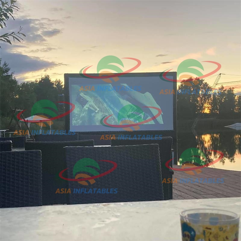 Outdoor Projector Screen Foldable Portable Inflatable Outdoor Movie Screen for Drive-in Movie Theaters Screen