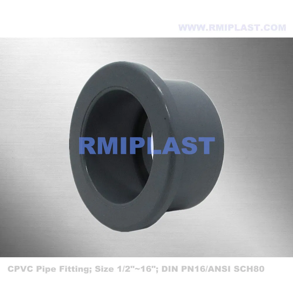 CPVC End Cap of JIS 10K Plastic Fitting Socket Welding Pipe Equal Plug Fittings for Industrial Use