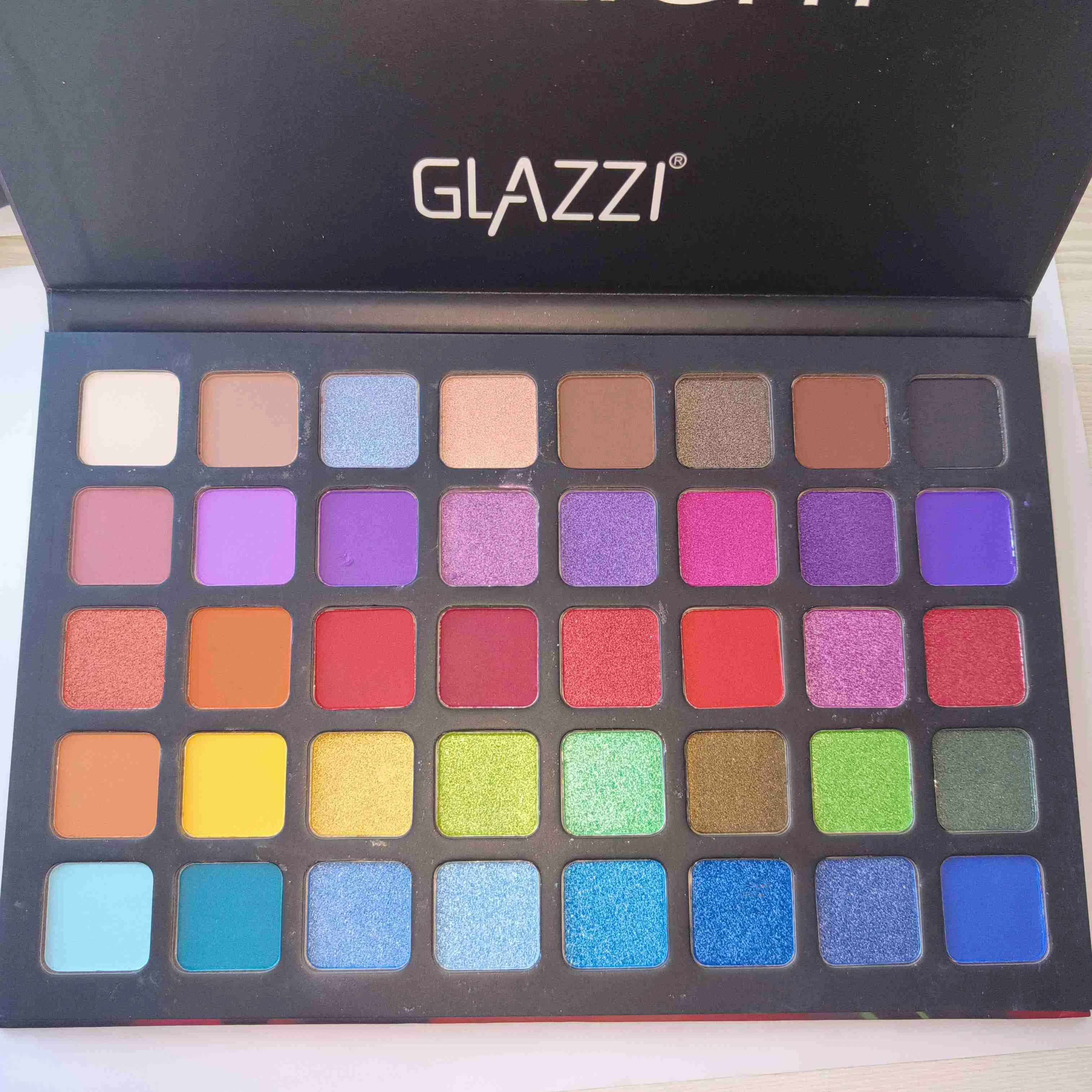 Vibrant Vegan Glitter Eyeshadow Palette with 40 High Pigment Shades