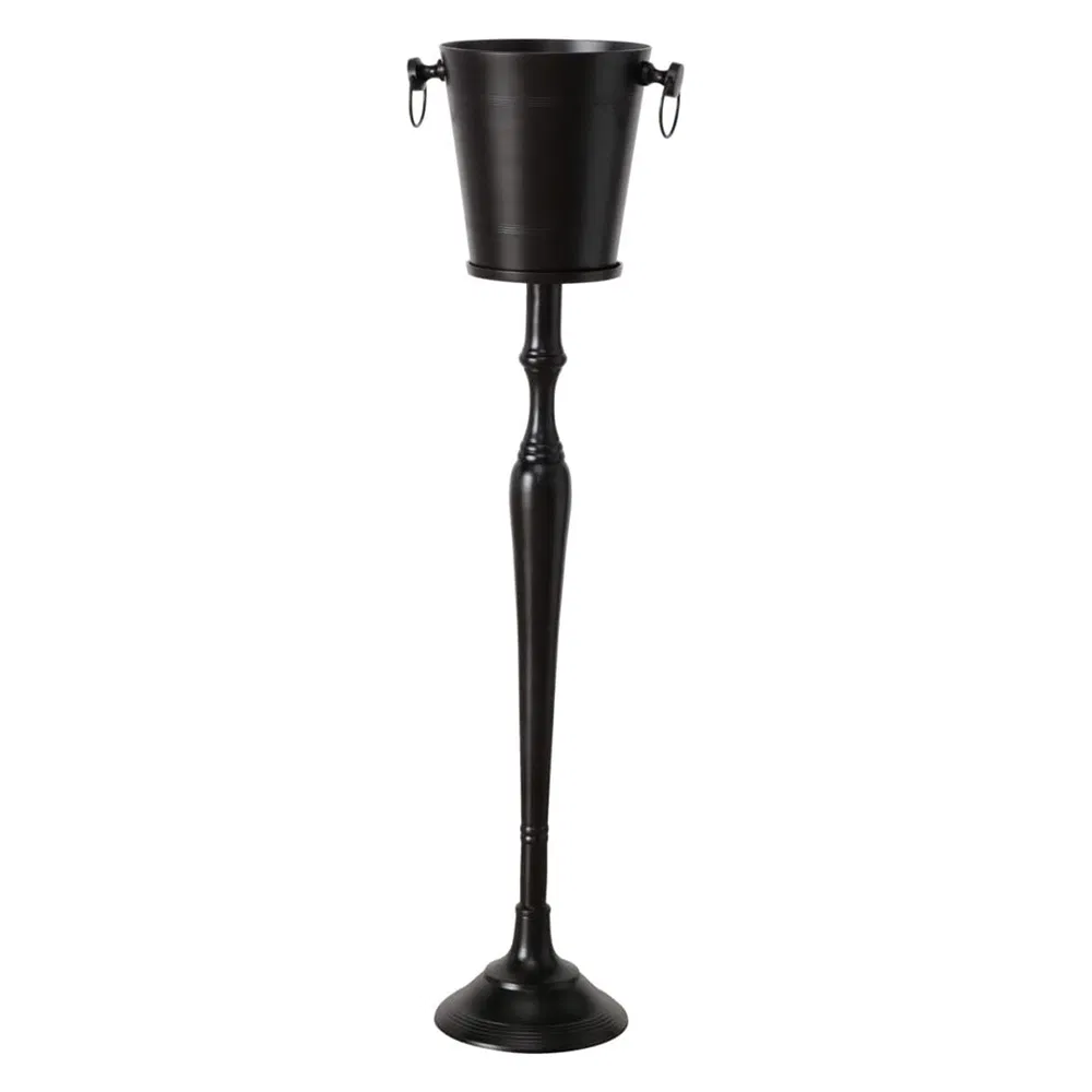 Cheap Price Sliver Custom Champagne Stainless Steel Metal Stand Ice Bucket for Kubanskaya Stolnaya Renat Anestasia