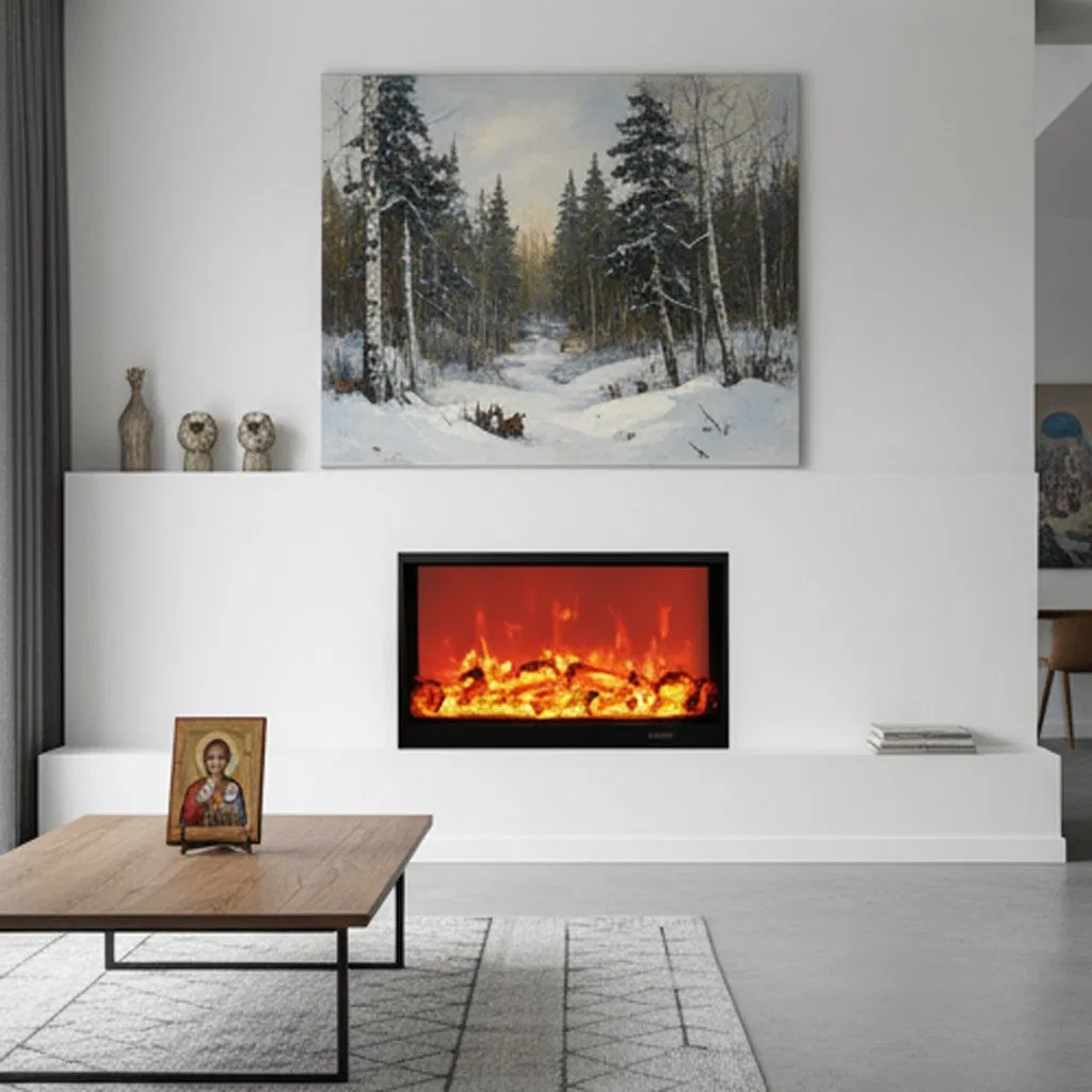Modern 2500mm Electric Fireplace for Cozy Home Ambiance
