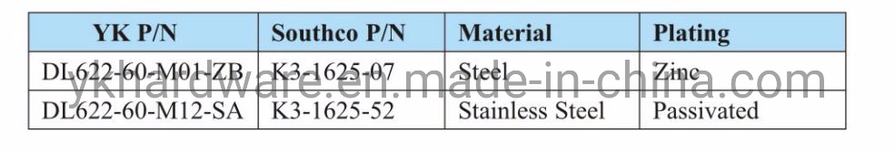 K3 Link Lock Draw Latch Wing Turn Latch