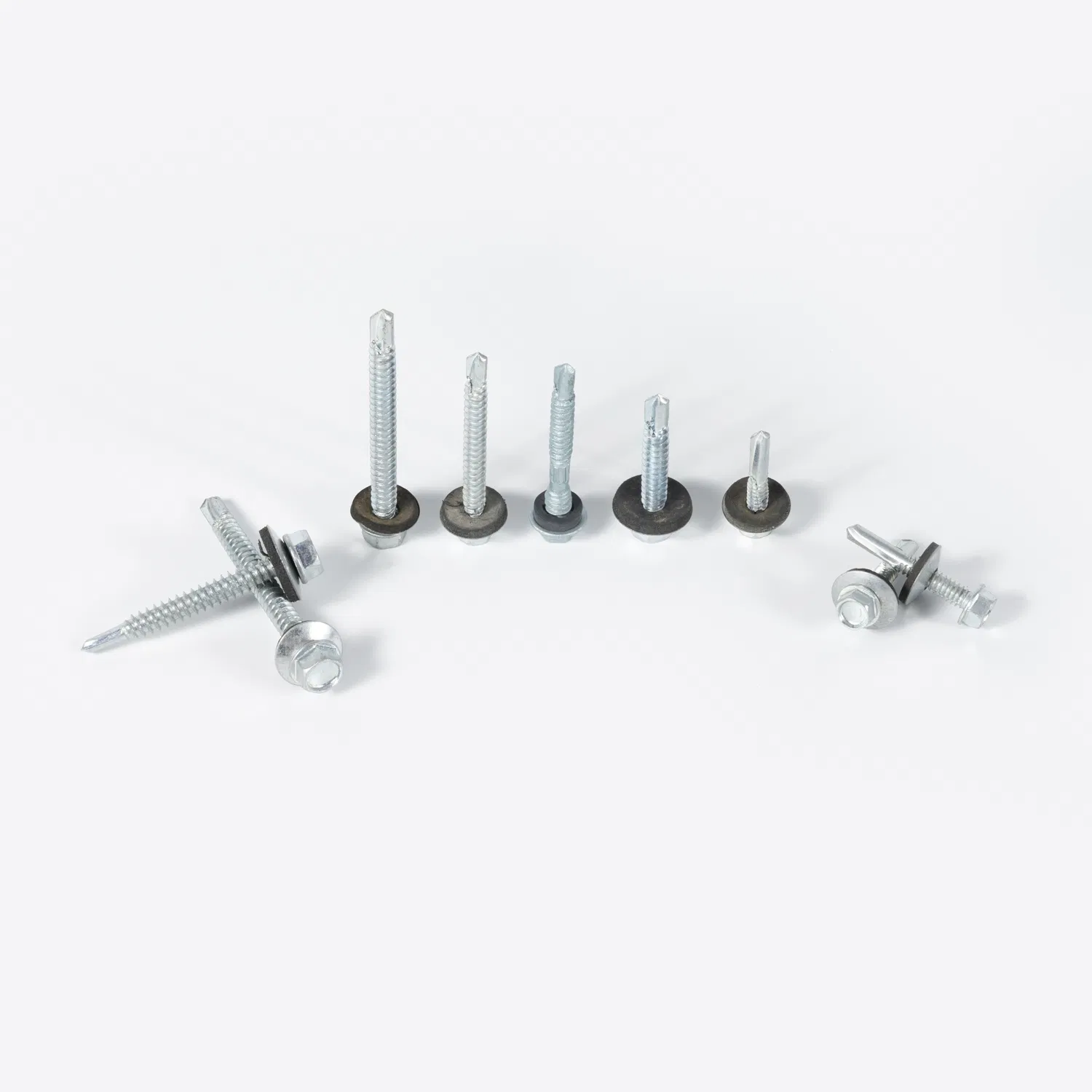 13mm-400mm Colored 1022A Stainless Steel Hex Washer Head Self Drilling Screw Roofing Screw