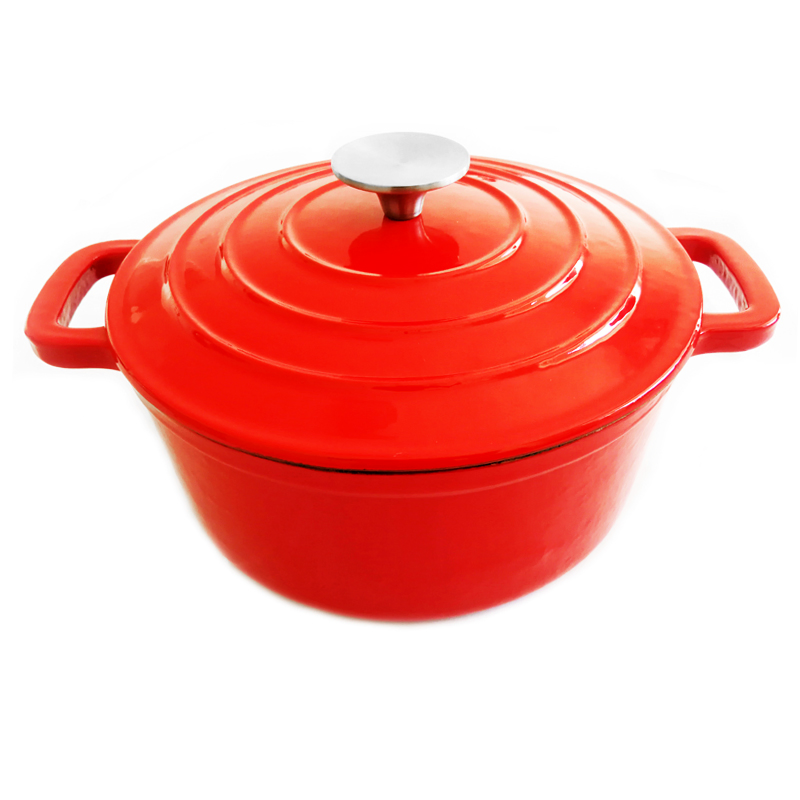 Эмалированная чугунная утятница Cookwin