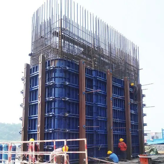 Customized Steel Formwork for Wall, Slab, Column Concrete Forms Steel Shutter