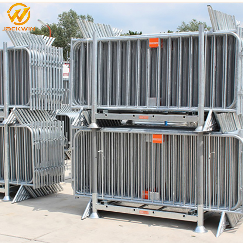Factory Metal Galvanized and PVC Coated Concert Crowd Control Barrier