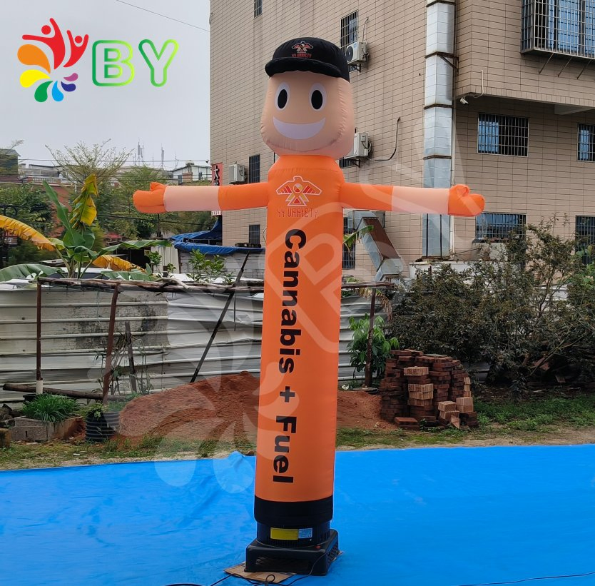 Dancer Digital Printed Nylon and PVC Model for Events Parties with Blower Accessory Competitive Price