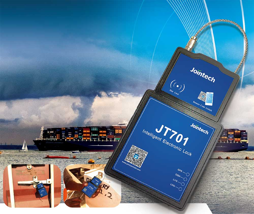 Automatic Container Cargo Electronic Seal Unlock by SMS, Sofware APP and RFID Cards