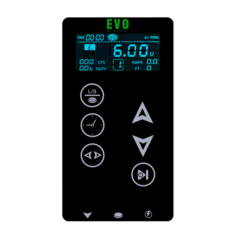 Evo Touch Digital Power Supply Digital Rechargeable Tattoo Power Supply