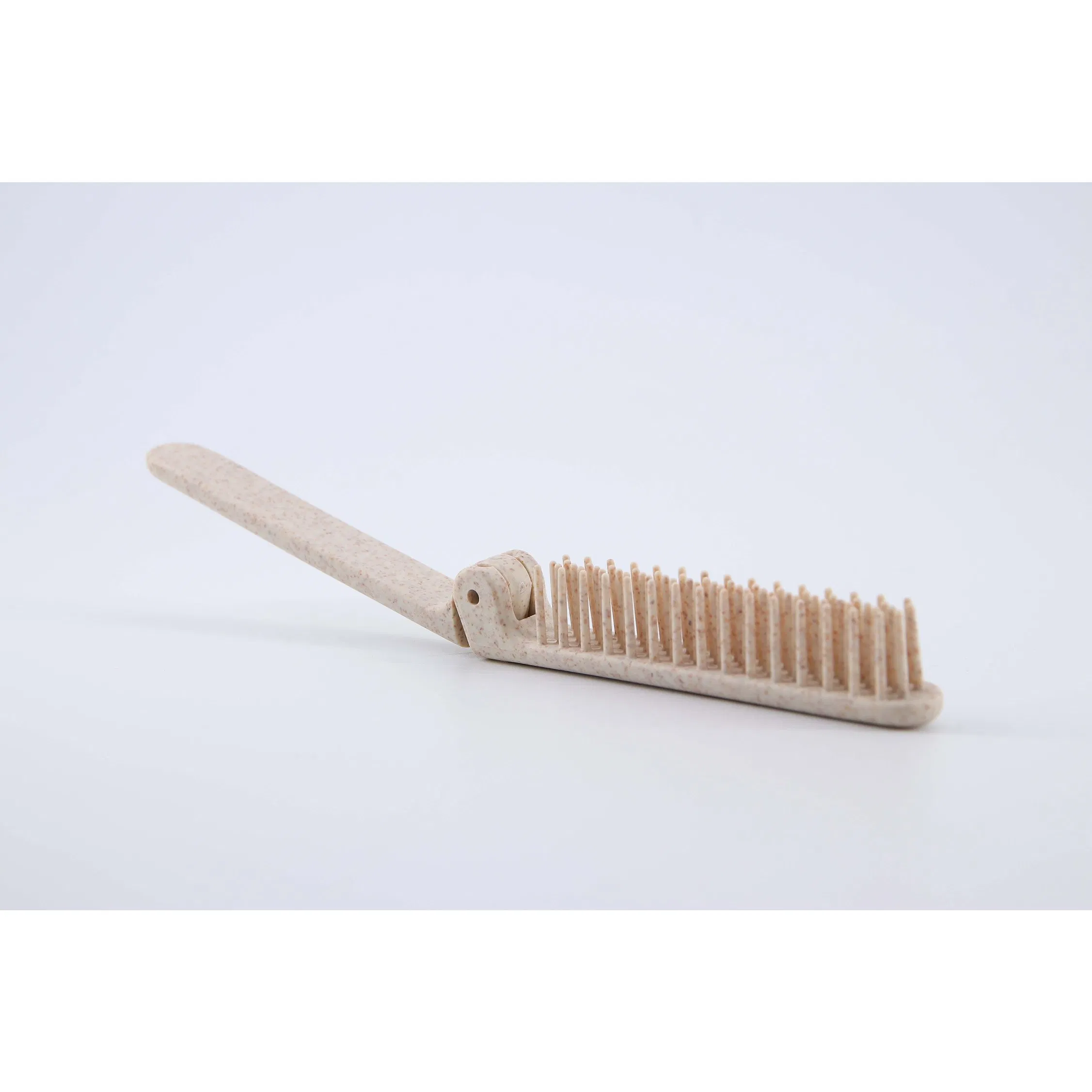 Wholesale Eco Friendly Hotel Foldable Short Wheat Straw Hair Comb