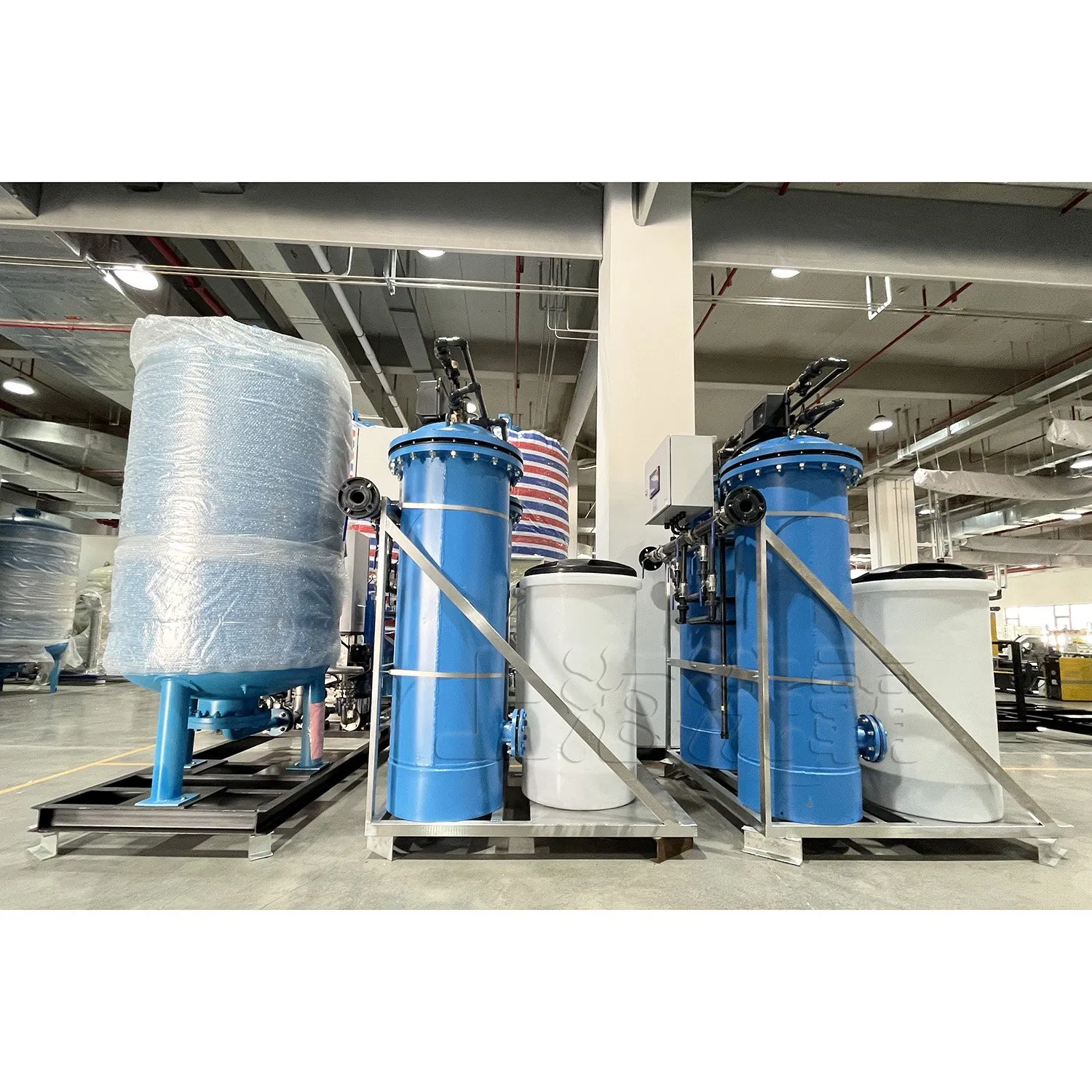 Central Water Intelligence Hub for Smart Softener with Single-Tank