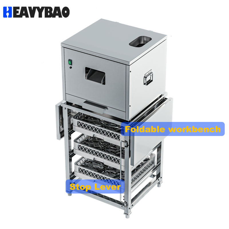 Heavybao Industrial Cutlery Electric Drying Polishing Machine Commercial Restaurant Kitchen Equipment