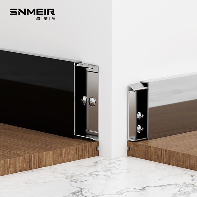 CE Certified Skirting Board for Interior Decoration Stainless Steel Skirting