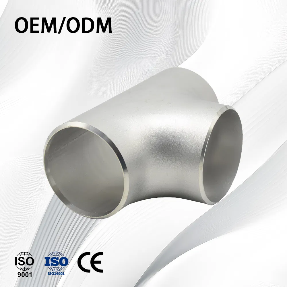 SS304/SS316L Customize OEM/ODM Corrosion Resistant Weld Tee Elbow Pipe Fitting for Industry