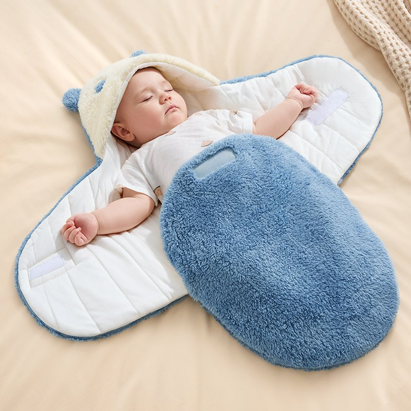 Golden Supplier Baby Autumn Winter Swaddle Wrap Baby Stroller Sleep Sack