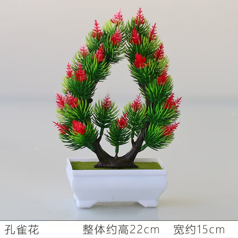 Бонсай искусственный в горшке настольный