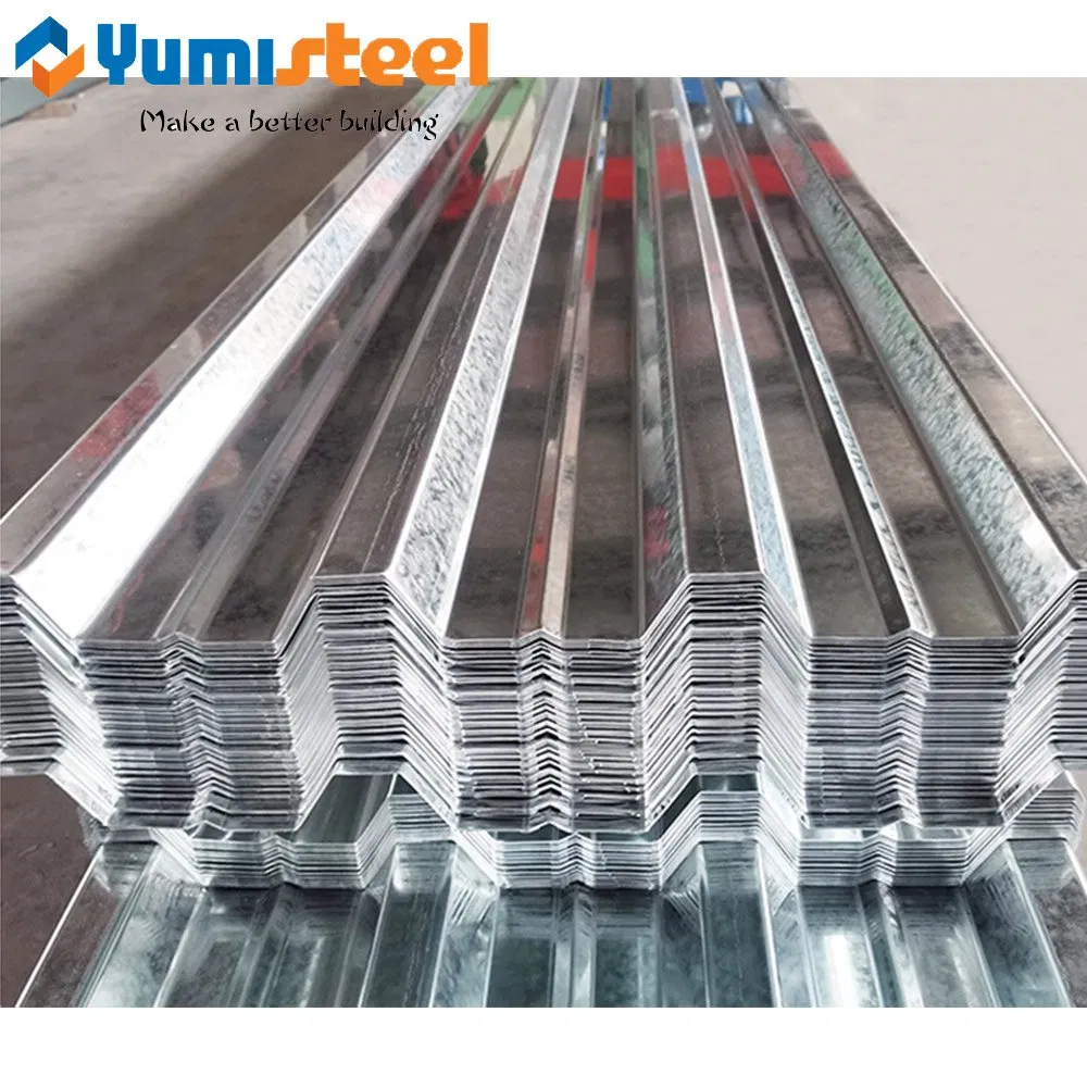 Yx51-250-750 Opened-Type High-Strength Anti-Seismic Galvanized Metal Steel Floor Decking Sheet