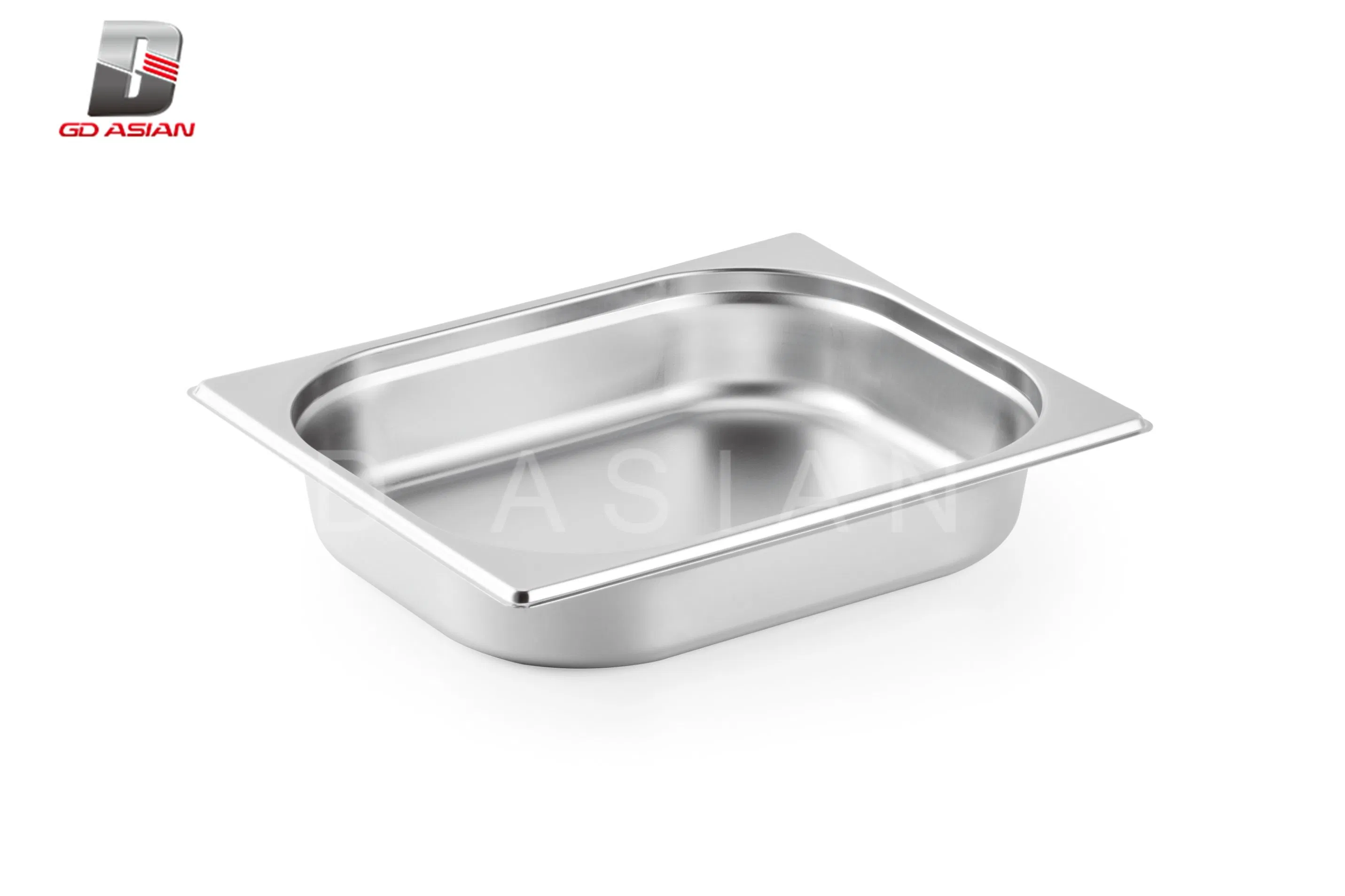 Europe Style Stainless Steel Gn 1/1 Pan with 100mm Deepth&0.6mm Thickness