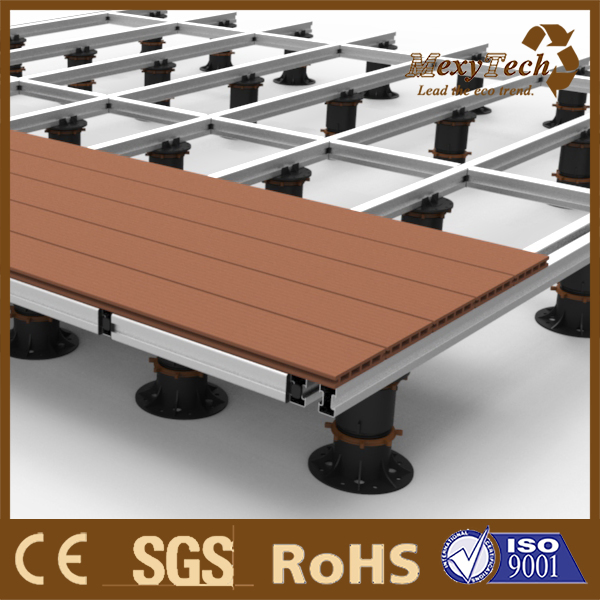 Guangzhou WPC Decking Keel Support Adjustable Height Plastic Pedestal