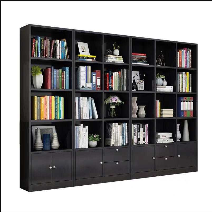 Beautiful Library Book Shelf Bookcase Kitchen Cabinet for Home Furniture 15mm